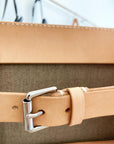 CHAIR - VINTAGE S33 CANTILEVER CHAIR IN NATURAL HARNESS LEATHER
