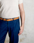 Leather belt: ALEXANDER 29 (natural)