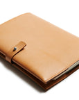 LEATHER A5 NOTEBOOK COVER: NOTE (NATURE)
