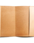 LEATHER A5 NOTEBOOK COVER: NOTE (NATURE)