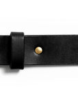 Leather belt: ALEXANDER 25 (black)