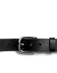 Leather belt: ALEXANDER 25 (black)