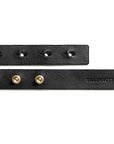 Leather belt: URSULA (black)