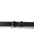 Plaited leather belt: HELLE (black)