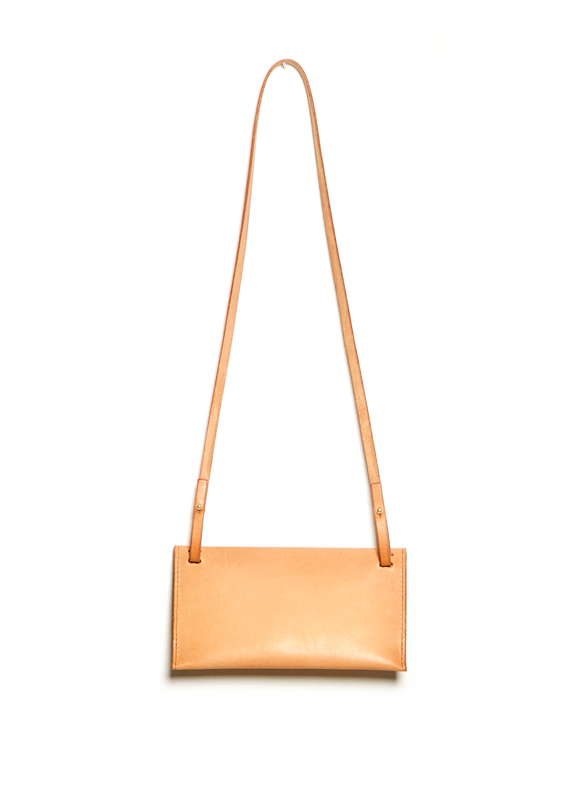 Leather clutch & shoulder bag: RIGMOR MINI (natural)