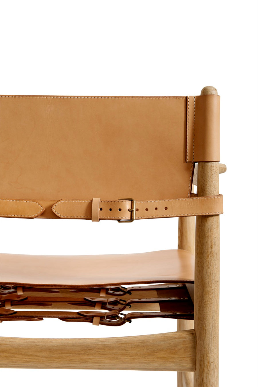 Arm chair 'Oresund-series' in oak and harness leather