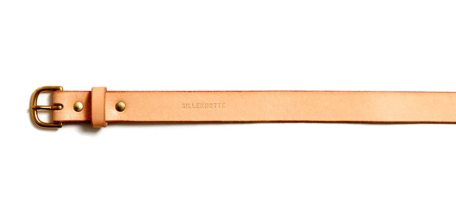 Leather belt: TRINE (natural)