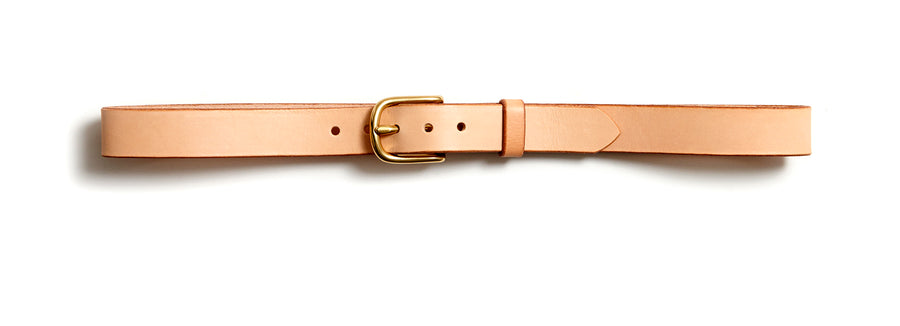 Leather belt: ALEXANDER (natural)