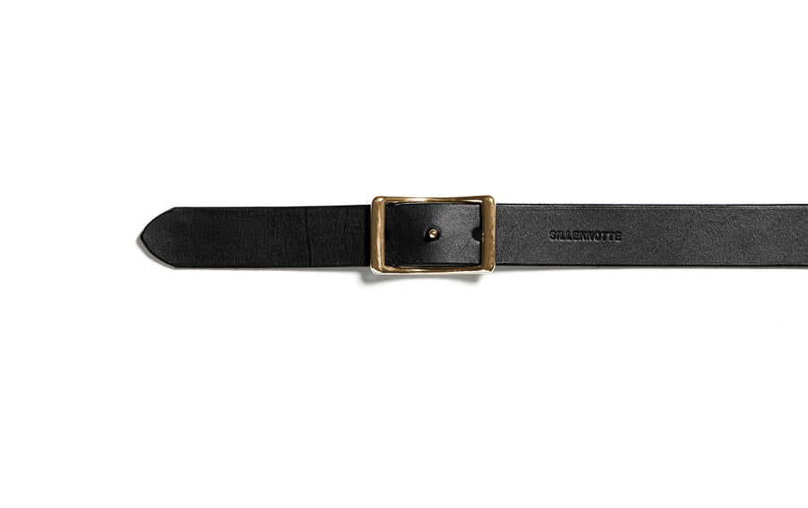 Leather belt: LAURITS (black)