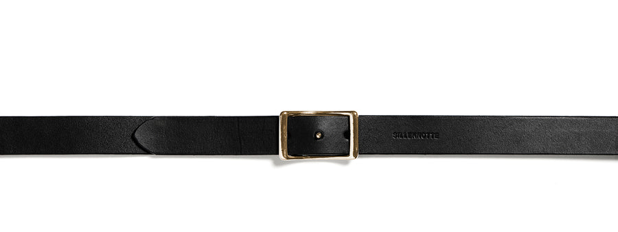 Leather belt: LAURITS (black)