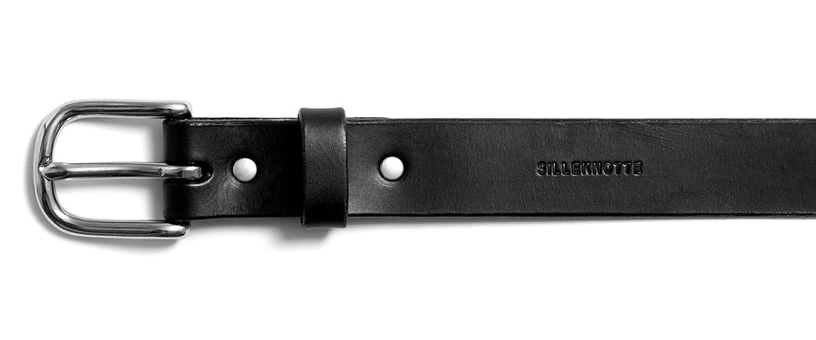 Leather belt: ALEXANDER (black)