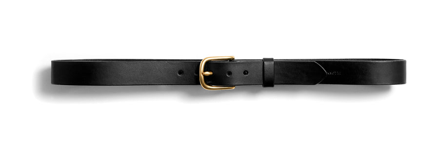 Leather belt: ALEXANDER (black)
