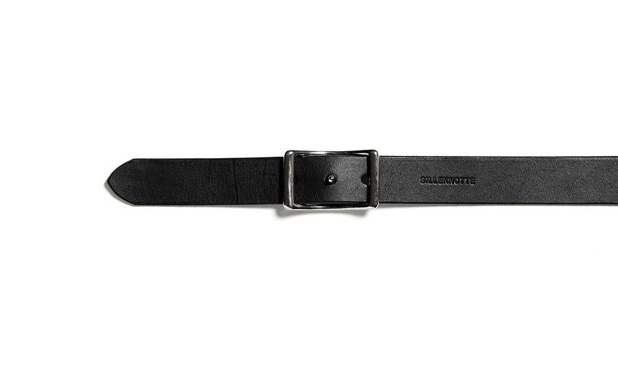 Leather belt: LAURITS (black)