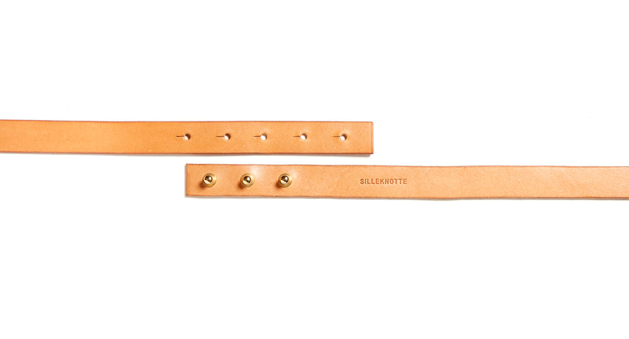 Leather belt: URSULA (natural)