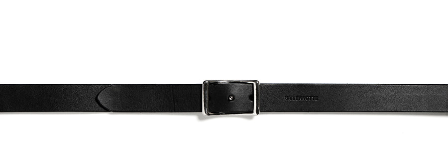 Leather belt: LAURITS (black)
