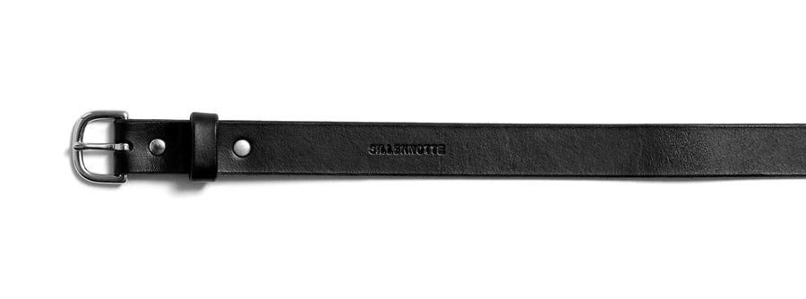 Leather belt: TRINE (black)