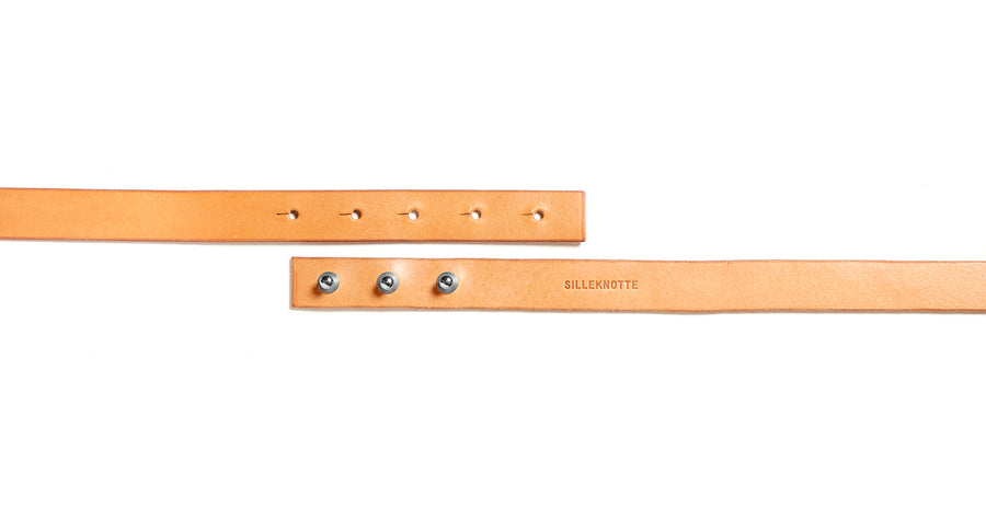 Leather belt: URSULA (natural)
