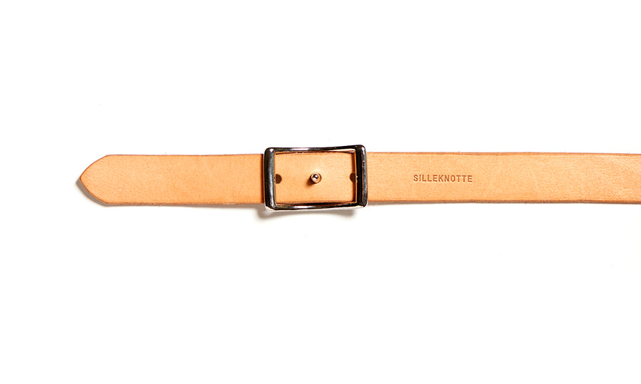 Leather belt: LAURITS (natural)