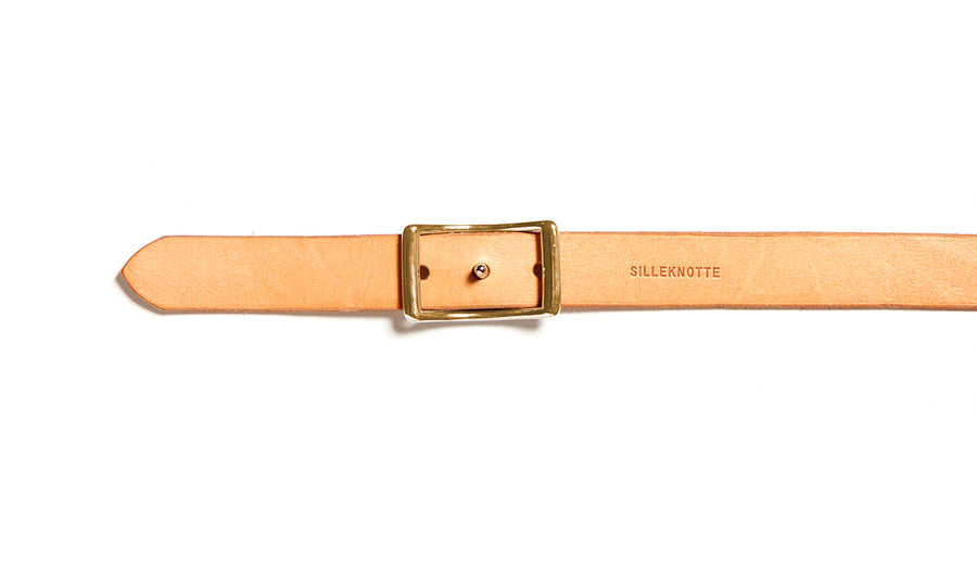 Leather belt: LAURITS (natural)