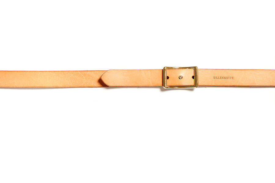 Leather belt: LAURITS (natural)