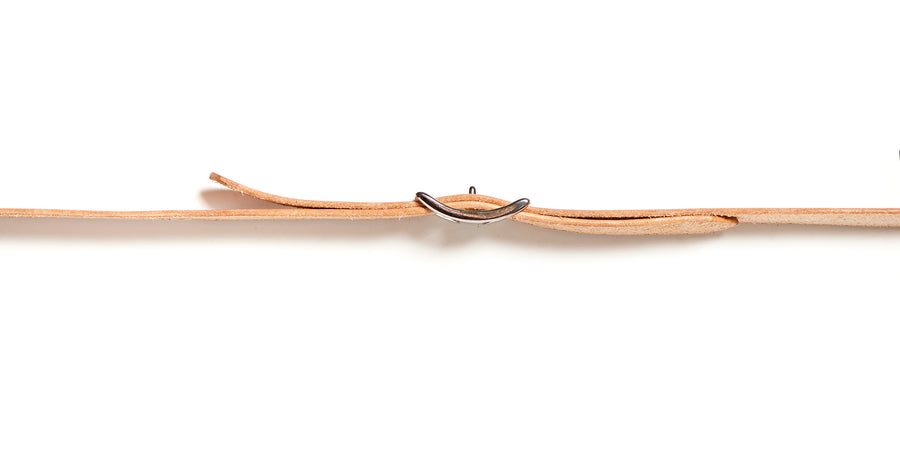 Leather belt: LAURITS (natural)