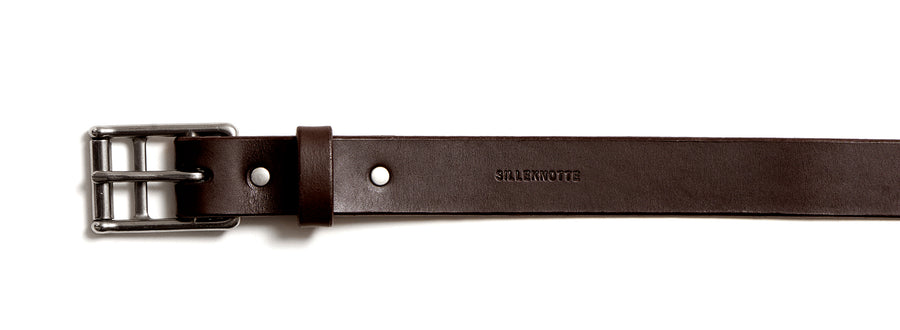 Leather belt: GORM (dark brown)