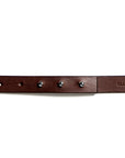 Leather belt: URSULA (dark brown)