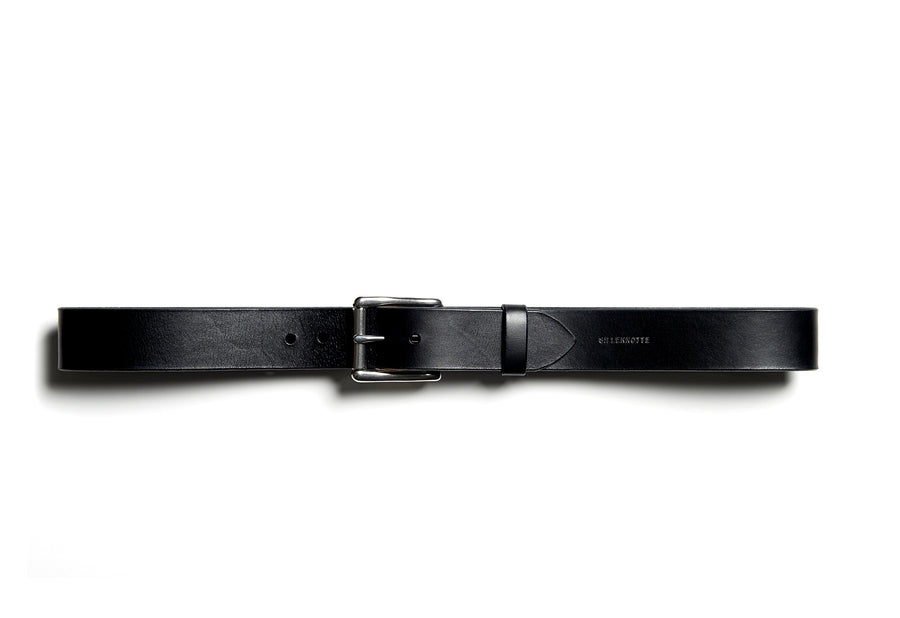 Leather belt: BJØRN (black)