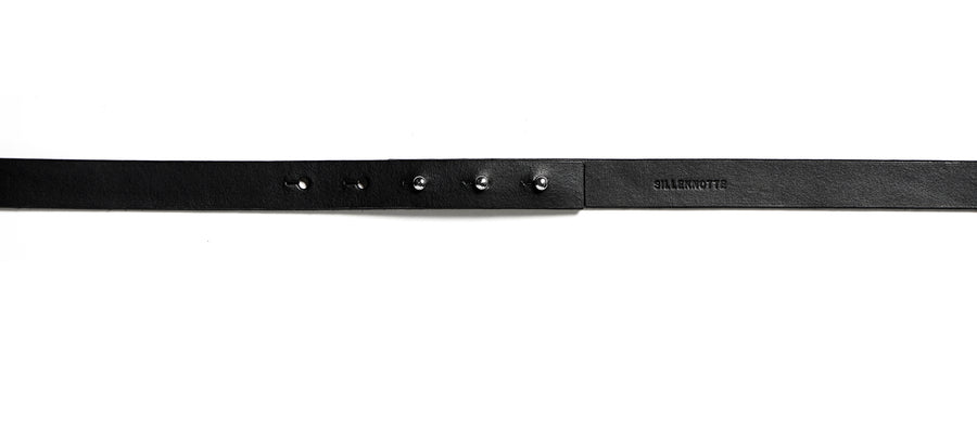 Leather belt: URSULA (black)