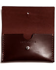 Leather wallet: ADAM (dark brown)