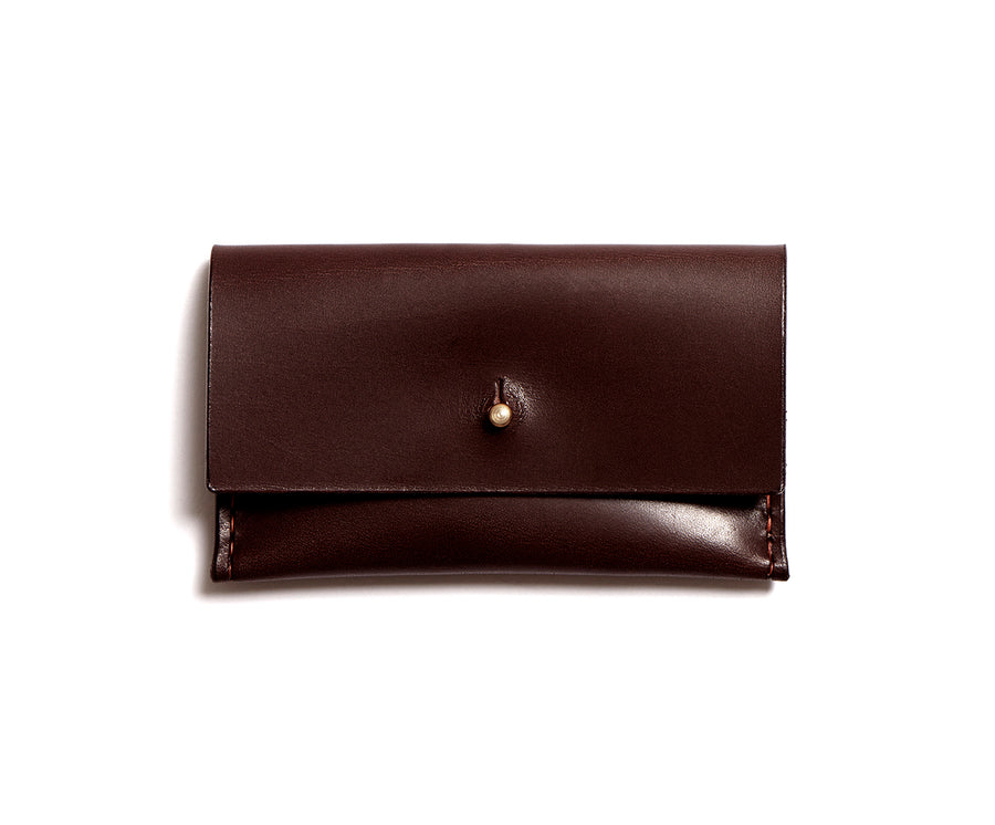 Leather wallet: ADAM (dark brown)
