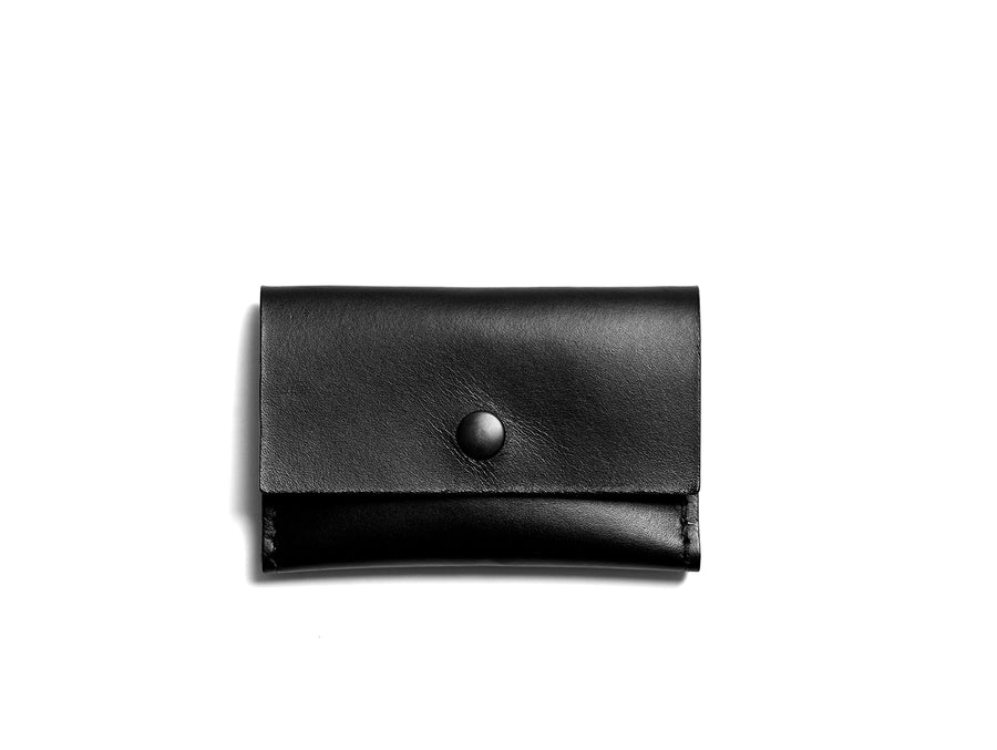 Leather wallet: GRANT (black)