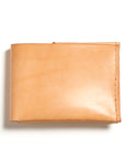 Leather bifold wallet: BECH (natural)