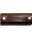 Leather key pouch: KARL small (dark brown)