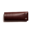 Leather key pouch: KARL small (dark brown)