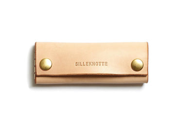 Leather key pouch: KARL small (natural)
