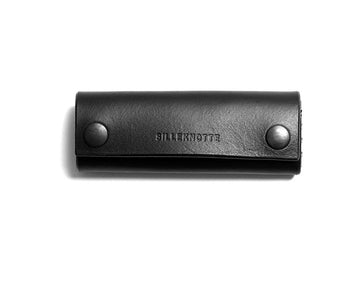 Leather key pouch: KARL small (black)
