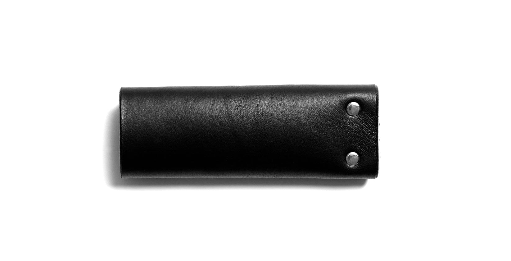 Leather key pouch: KARL small (black)