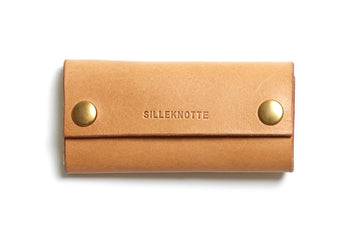 Leather key pouch: KARL (natural)
