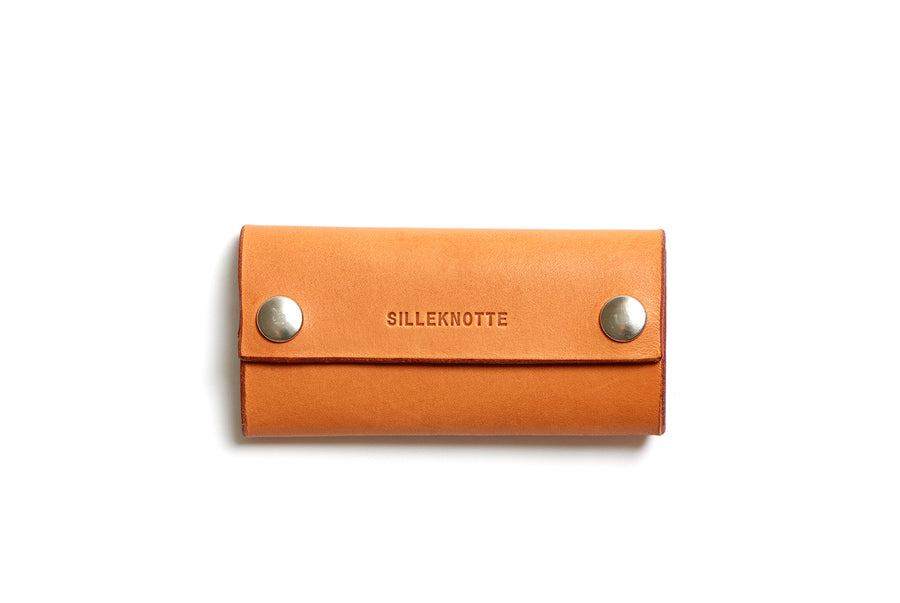 Leather key pouch: KARL (natural)