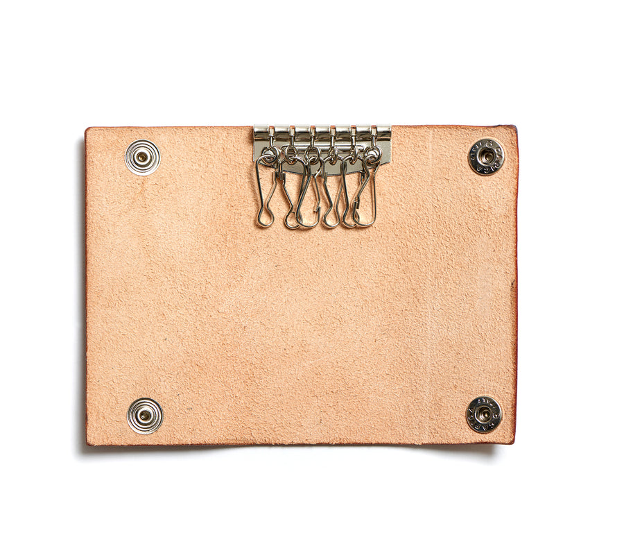 Leather key pouch: KARL (natural)