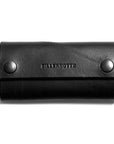 Leather key pouch: KARL large (black)