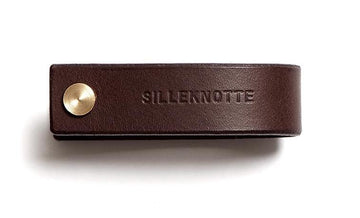 Leather keyholder: AXEL (dark brown)
