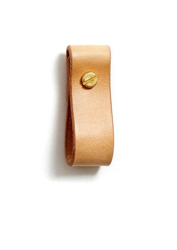 Leather loop strap: TANYA small (natural)