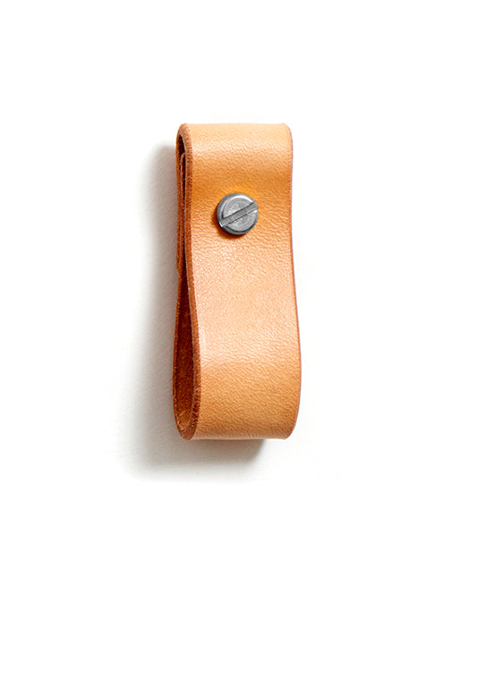 Leather loop strap: TANYA small (natural)