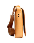 Leather messenger bag: NORD (natural)
