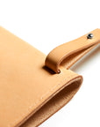 Leather shoulder bag: RIGMOR MEGA (natural)