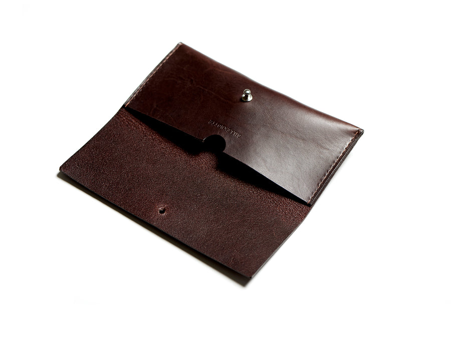 Leather glasses case: FELBY (dark brown)