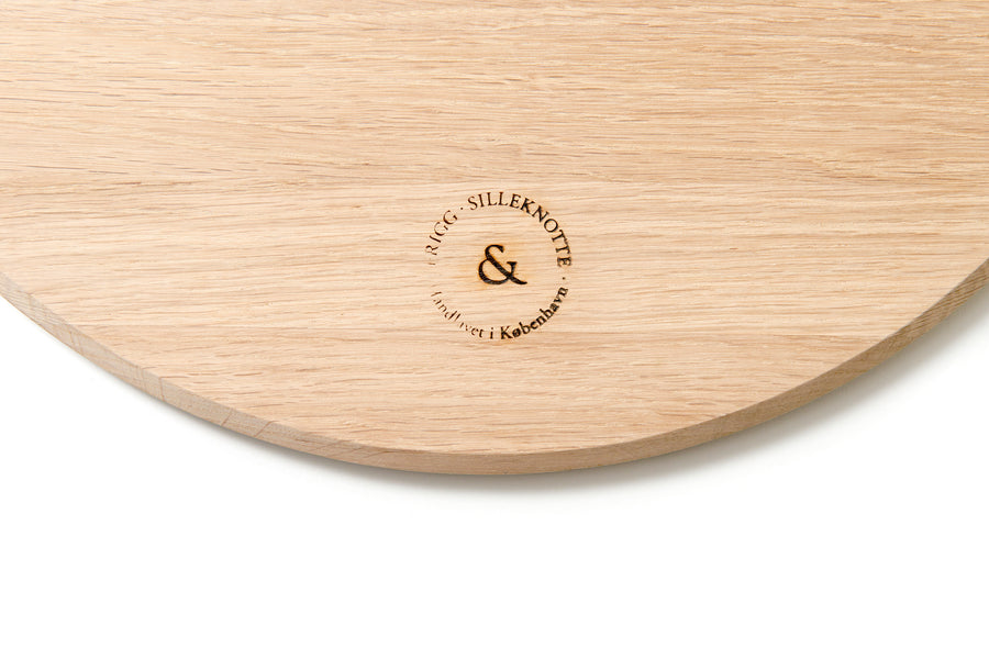 Wall mirror: EKKO (natural) leather & oak